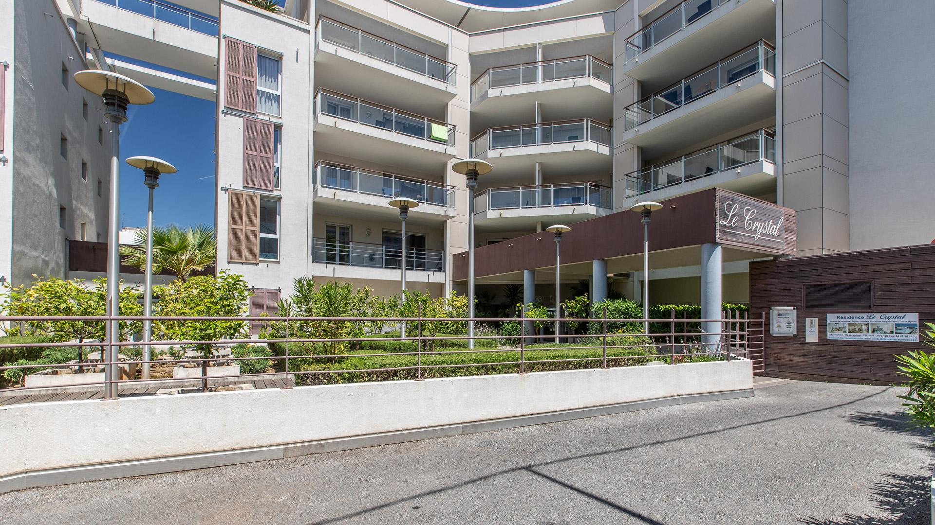 Vacanceole - Residence Le Crystal Cagnes-sur-Mer Exterior foto