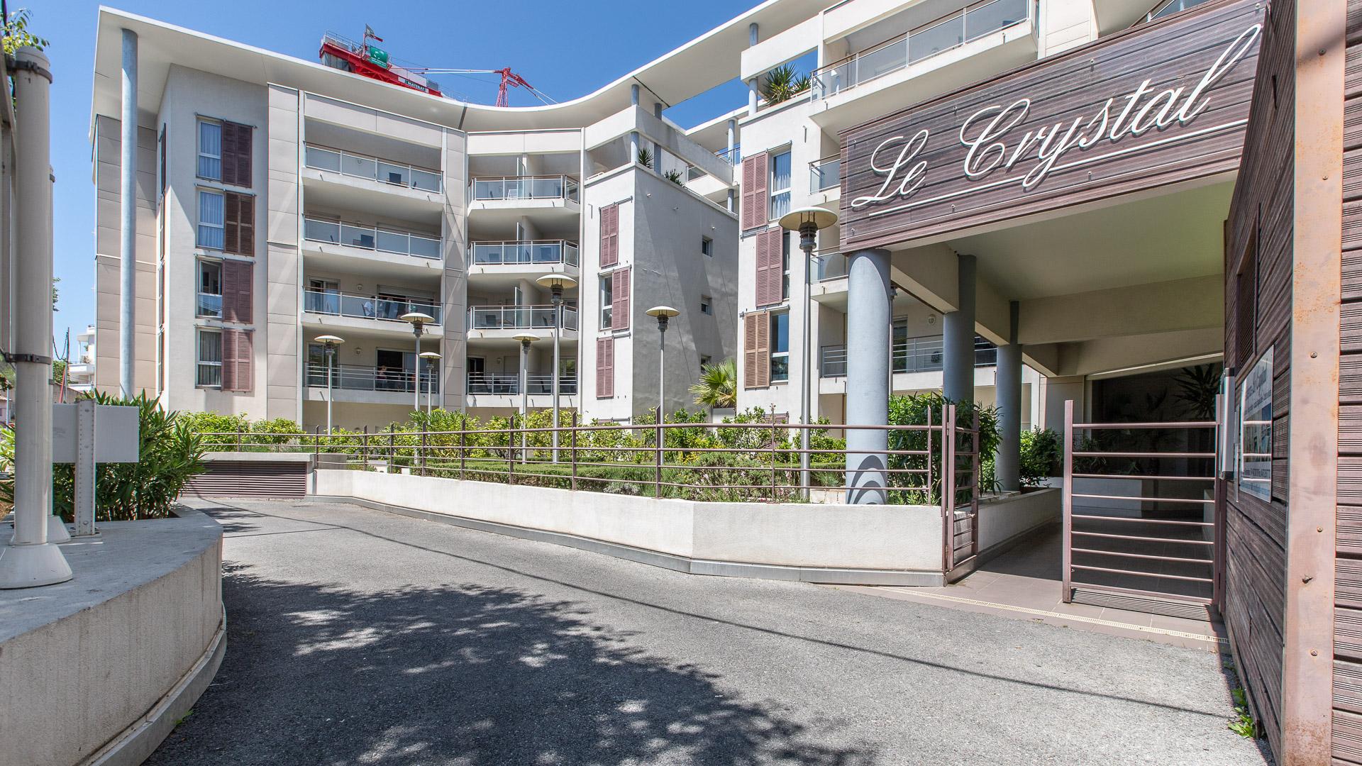 Vacanceole - Residence Le Crystal Cagnes-sur-Mer Exterior foto