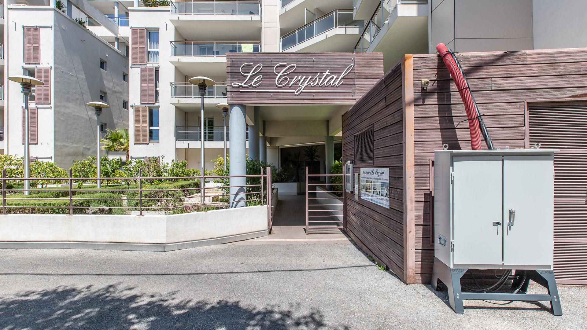 Vacanceole - Residence Le Crystal Cagnes-sur-Mer Exterior foto