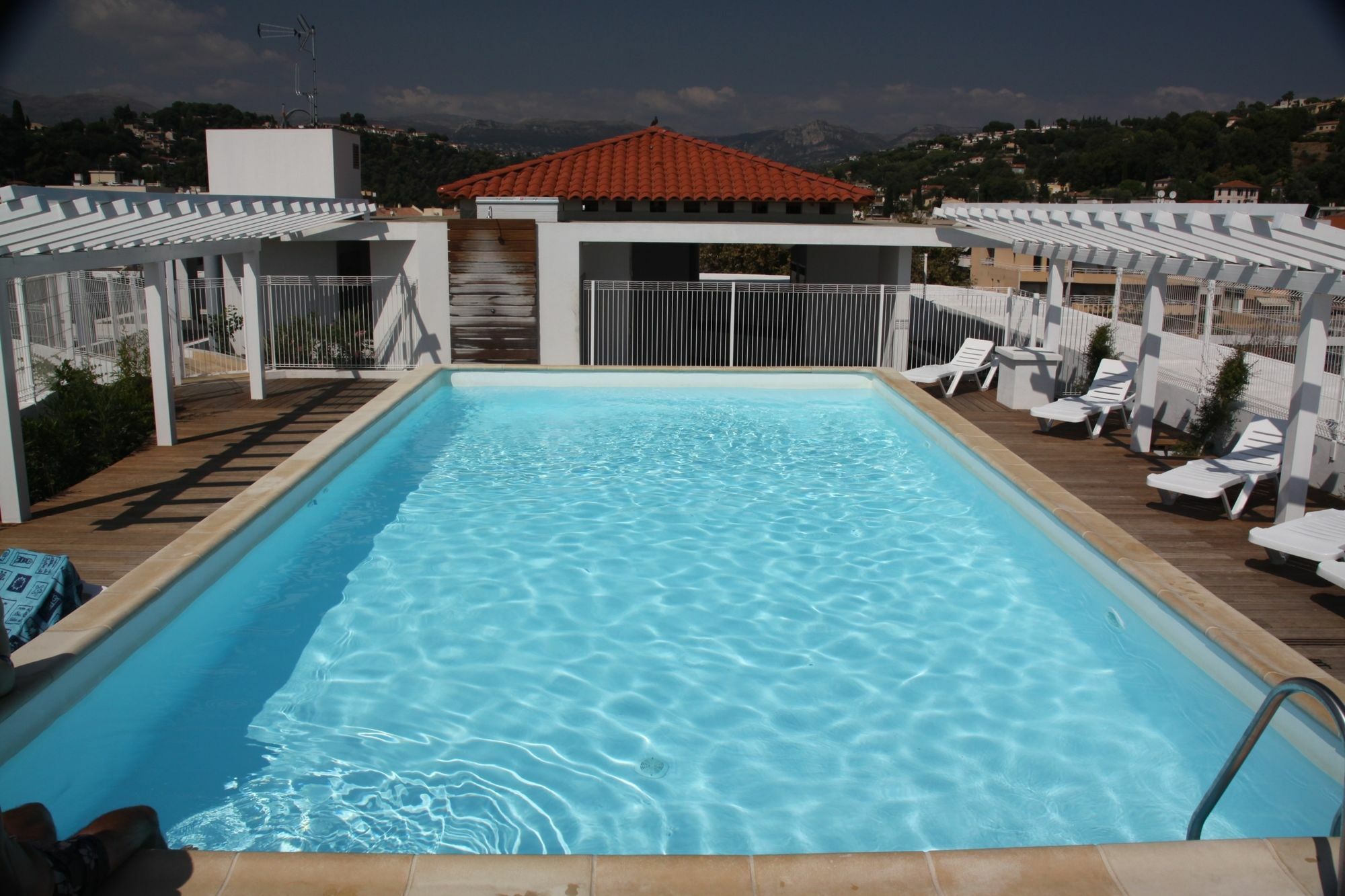 Vacanceole - Residence Le Crystal Cagnes-sur-Mer Exterior foto